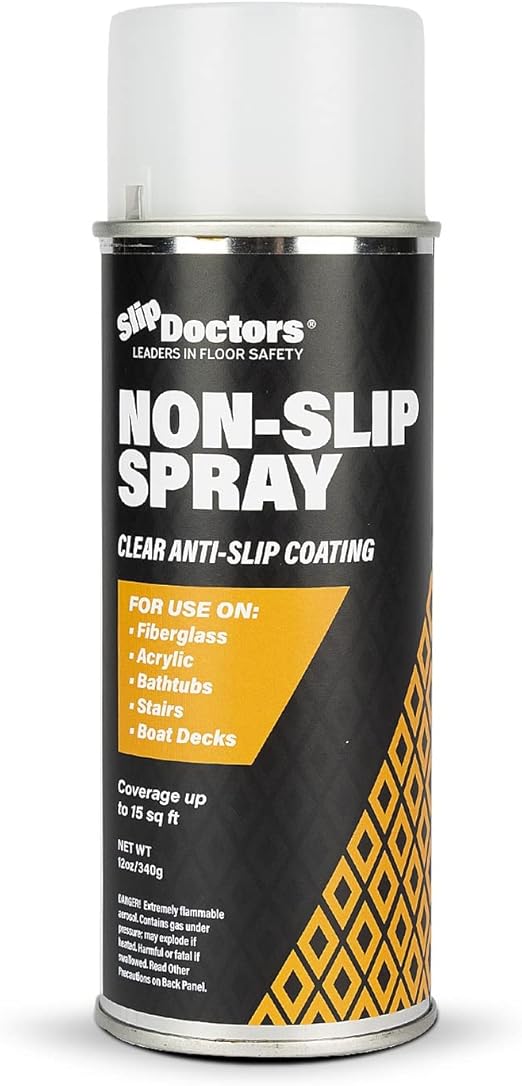 AntiSlip Spray for Tile Floors, Bathtubs & Showers SlipDoctors Non