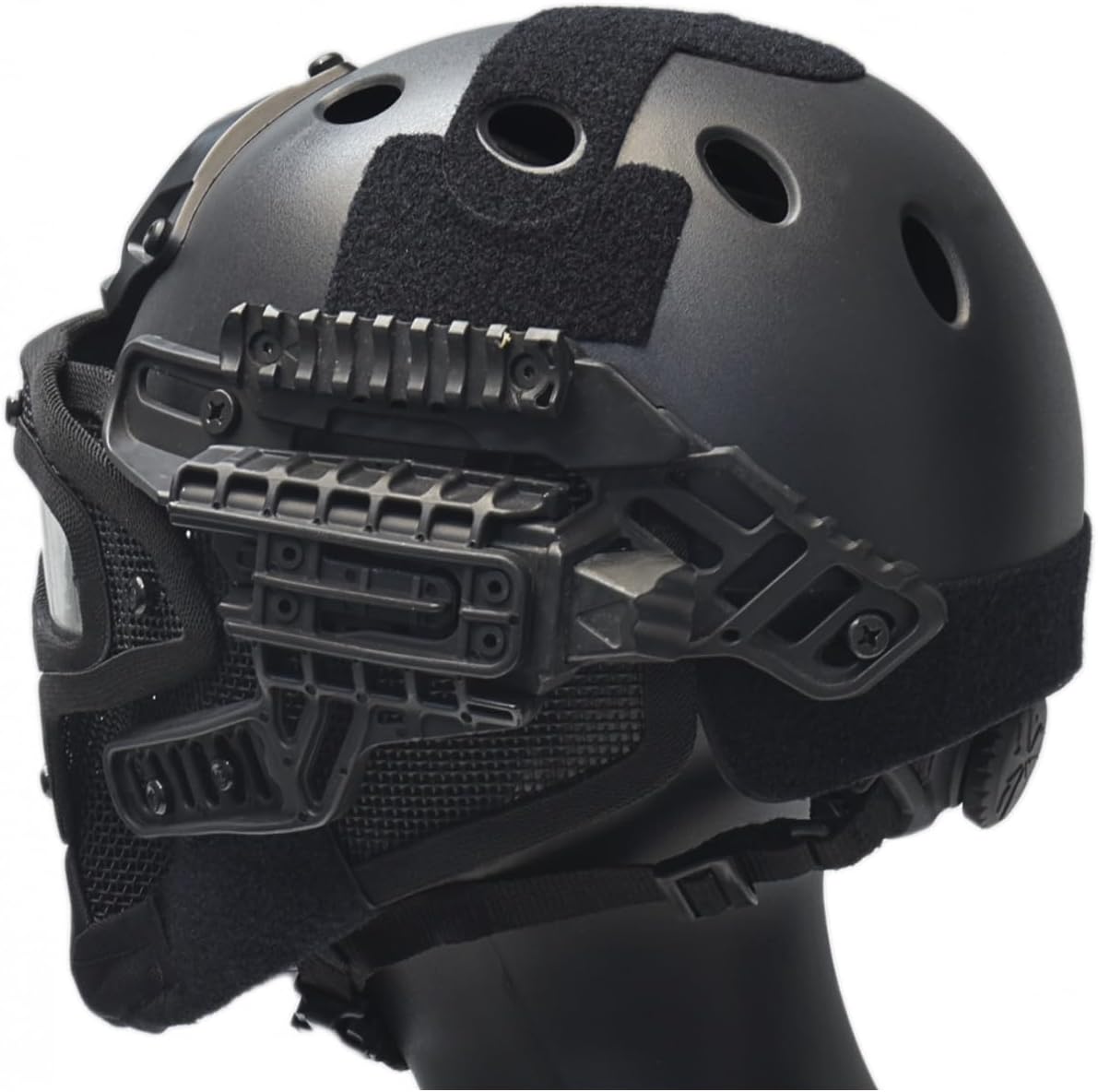 Goldenball G4 System Nylon Bump Full FACE Helmet Mask w/Goggles for Airsoft, Paintball, Military, Sports, Hunting, and Shooting