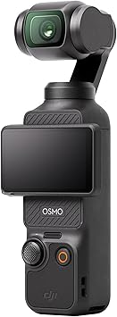 DJI Osmo Pocket 3 Creator Combo, Vlogging Cameras, 4K/120fps Vlog Camera, 3-Axis Stabilization, Face/Object Tracking, Mic Included + 128GB Memory, Video Light, Bracket + More (28pc Bundle)
