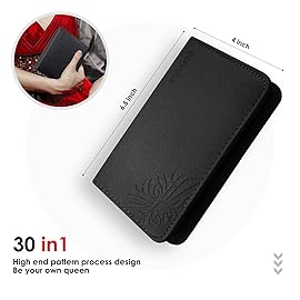 WOAMA 30-Piece Manicure Set Pedicure Kit Professional Nail Clipper Set Stainless Steel Manicure Kit Nail Kit for Women Men - Black