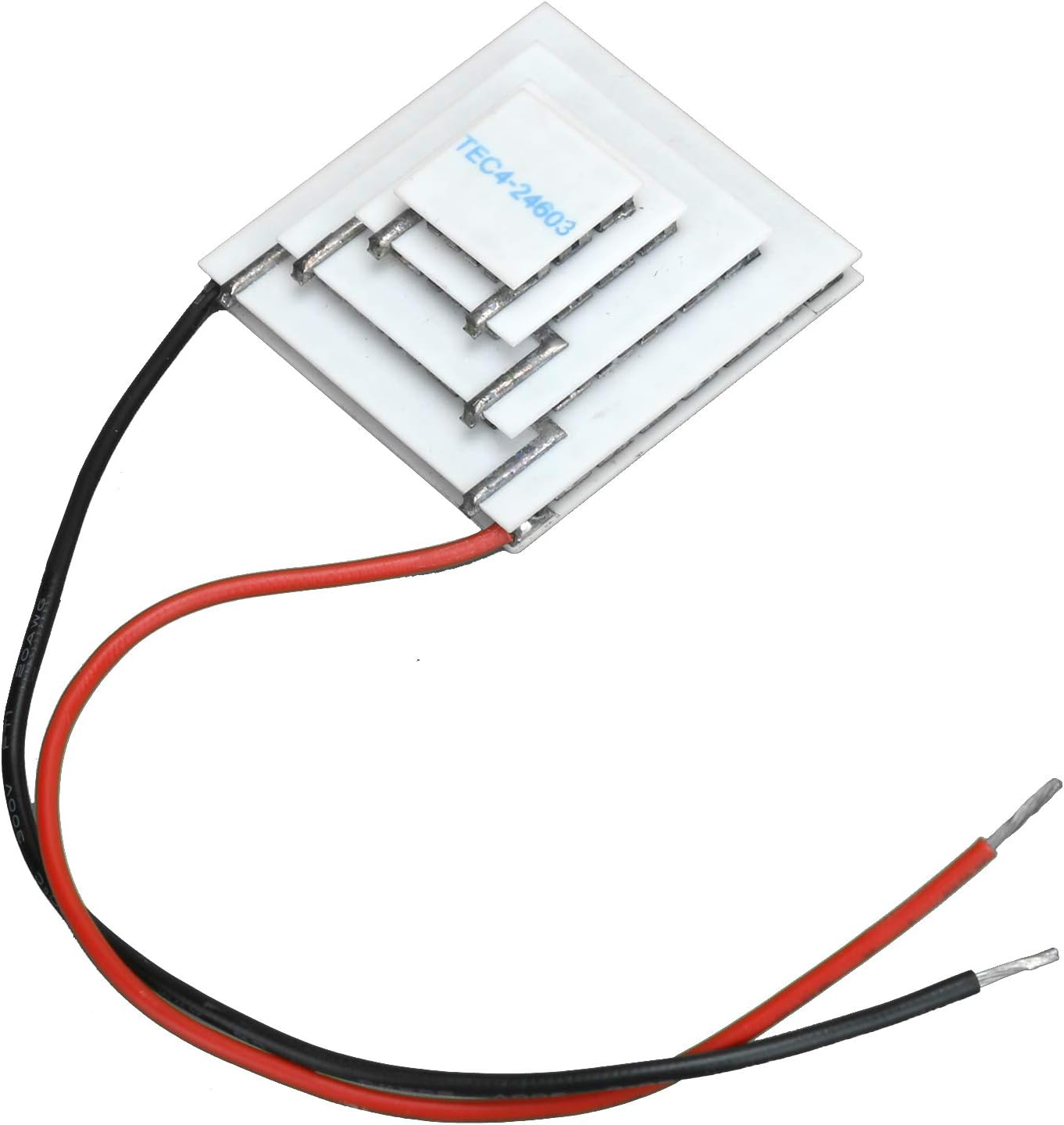 Thermoelectric Cooler Module, TEC4-24603 15-20-30-40mm Semiconductor Refrigeration Tablets 24V 3A 4 Layer Refrigeration Thermoelectric Cooler Cooling Peltier Plate Module