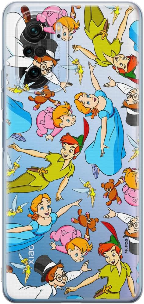 ERT GROUP Mobile Phone case for Xiaomi MI 11i/ REDMI K40/K40 PRO/Poco F3/ F3 PRO Original and Officially Licensed Disney Pattern Peter Pan 002, Partially Transparent