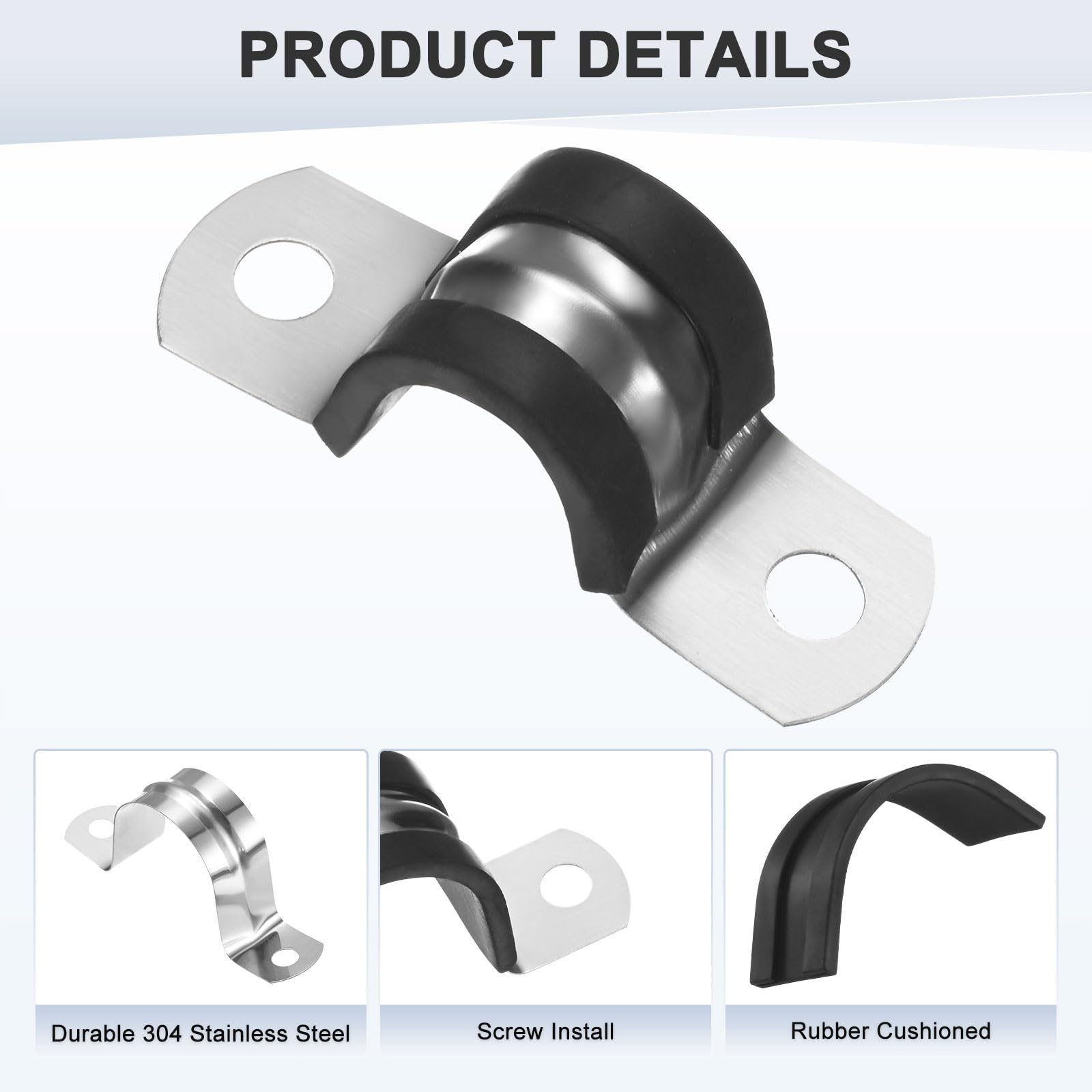 M METERXITY 20-Pack Cable Clamps - Image 2