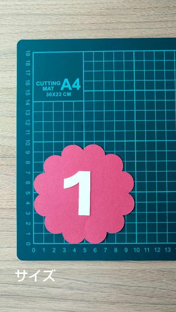 Amazon.co.jp: 壁面飾り 数字 誕生日表 お花 画用紙 : おもちゃ