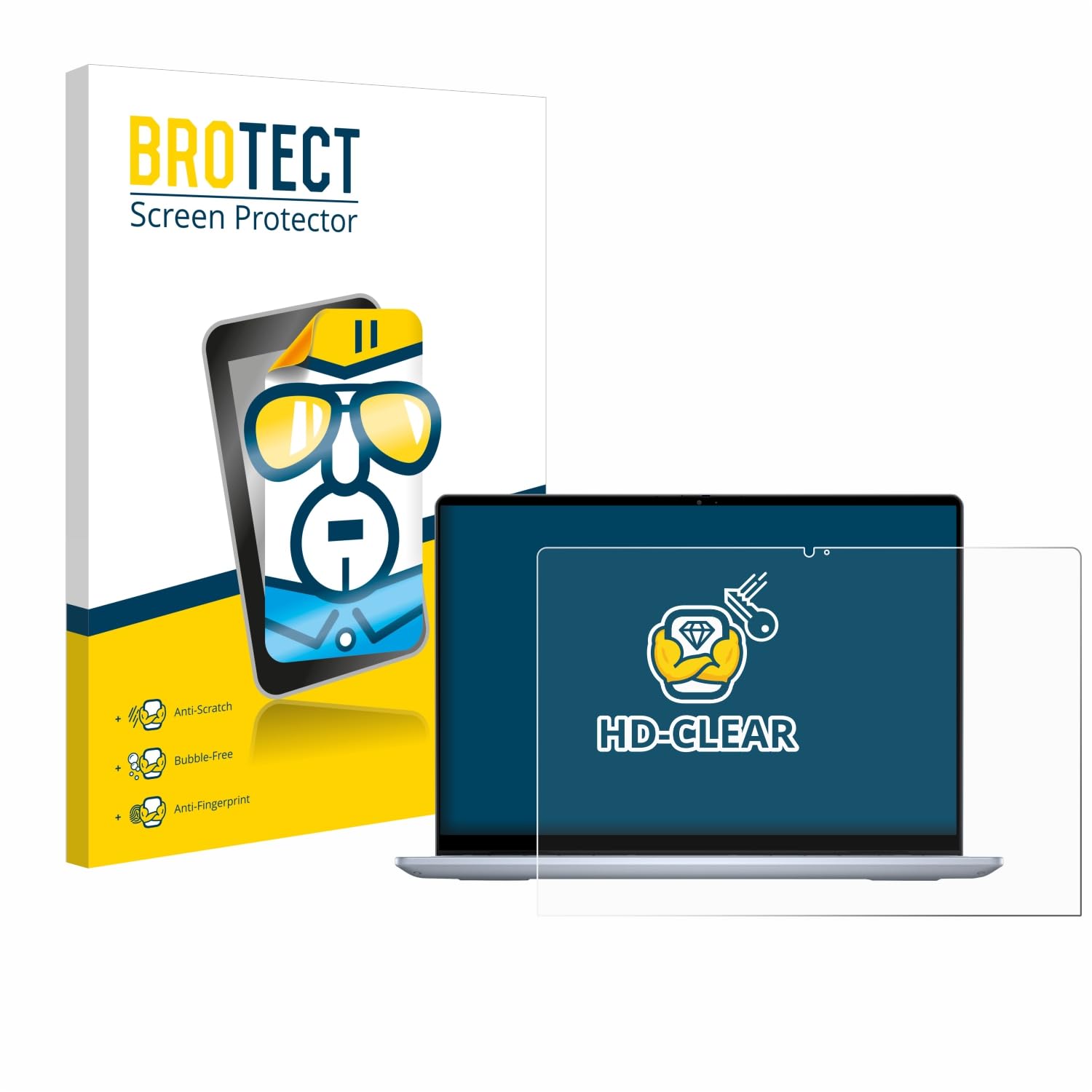 brotect Pellicola Protettiva per Dell Inspiron 14 7440 2-in-1 Protezione Schermo [Trasparente, Anti-Impronte]