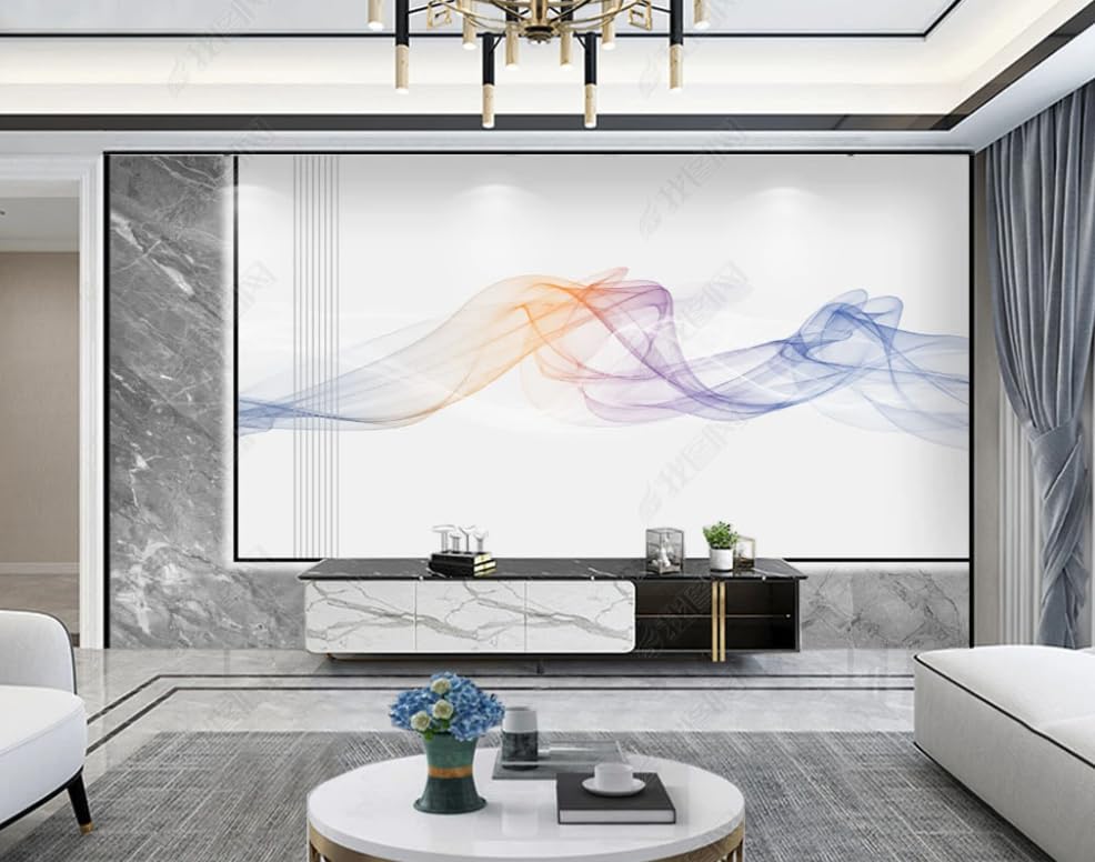Papier peint intissé luxe de 400x280 cm pour un salon moderne