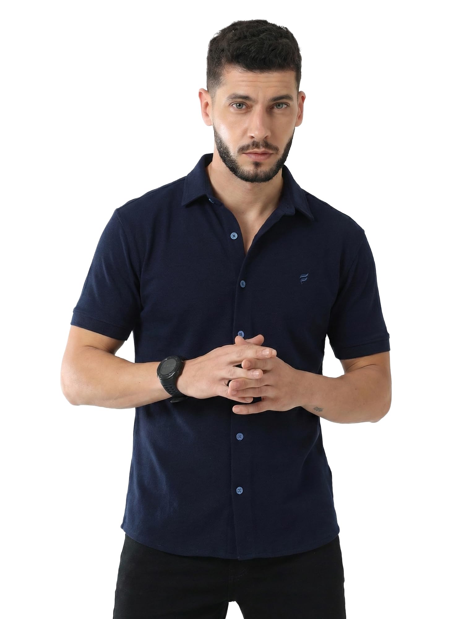 - Mens T-Shirt Fabric Casual Shirt for Men | Shirts for Men Cotton | Mens Shirts Branded | Comfortable Premium Stylish Plain Regular Fit