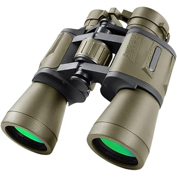 20x50 Fernglas f r Erwachsene hohe Vergr erung Rutschfester Griff f r Sport Sightseeing Fu ball wasserdicht & robust- Khaki