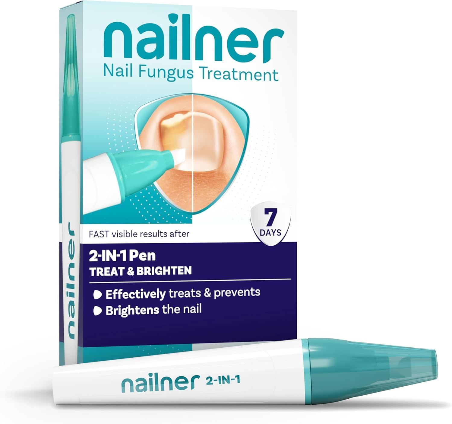 Fungal Nail Infection 2 in 1 Brush - 5ml - by Nailner