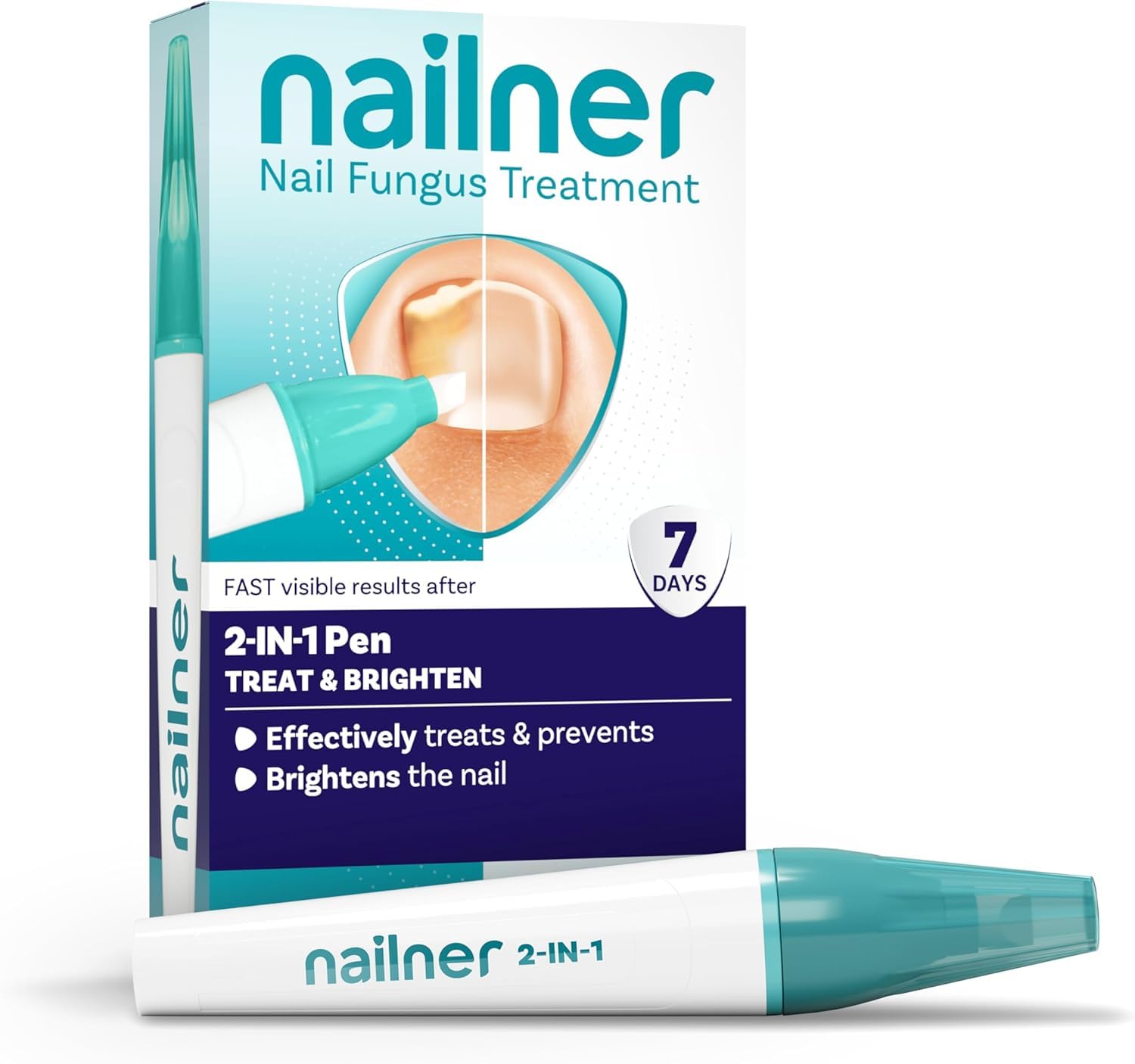 Nailner Fungal Nail Infection 2 in 1 Brush - 5ml - by Nailner