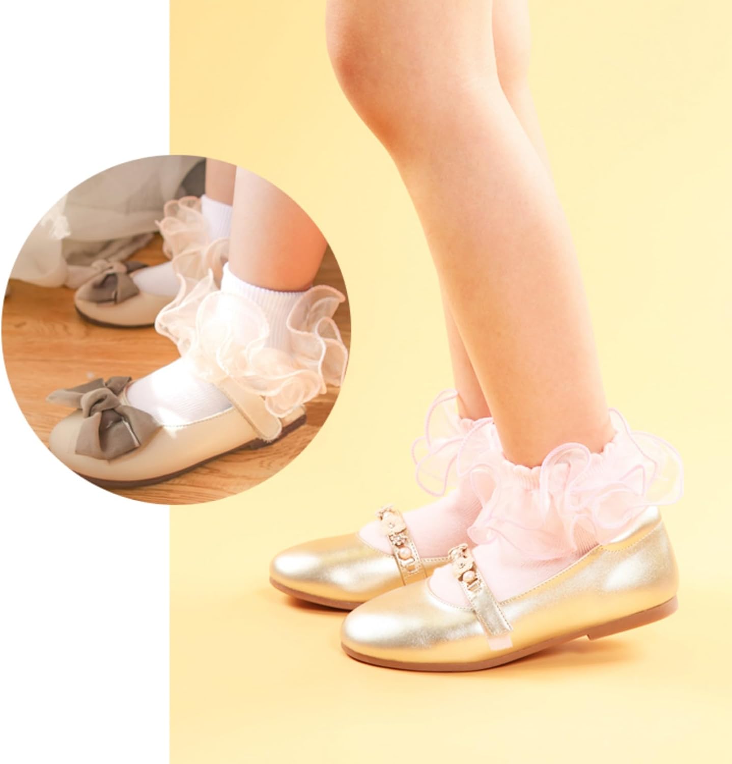 Baby Girls Socks Toddler Ruffle Socks Infant Princess Dress Socks For Newborn baby - Image 7