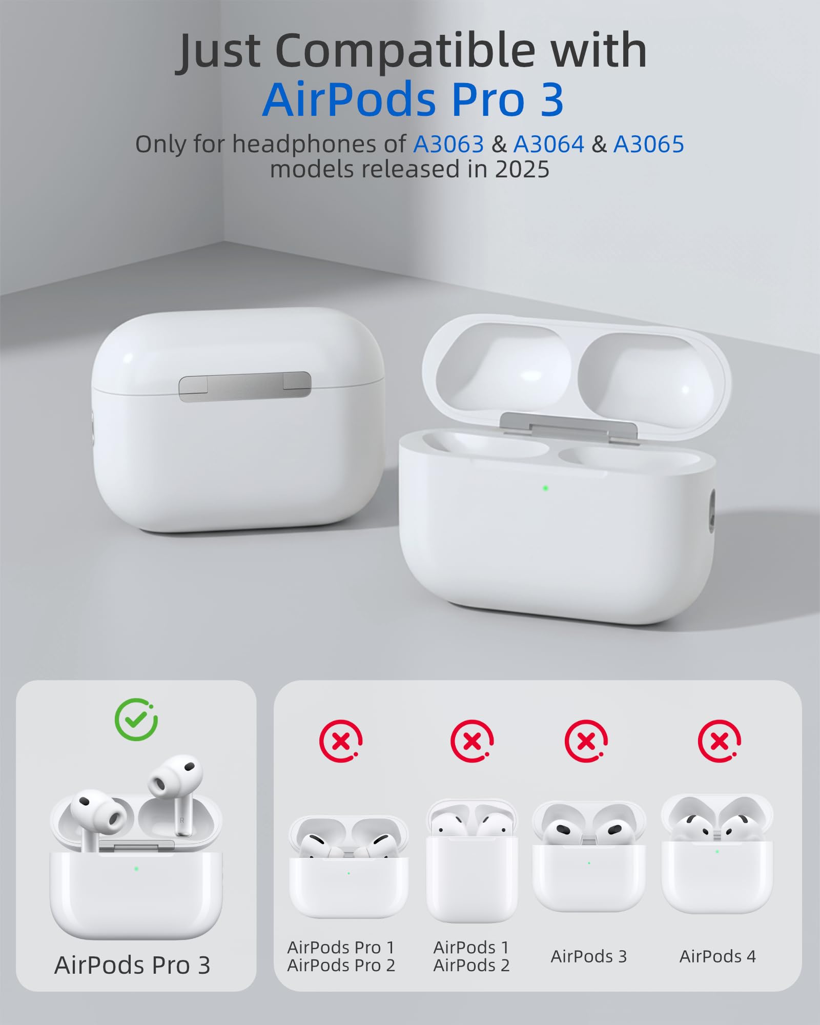 Amazon.com: Charging Case Compatible with Air Pods Pro 3 : Electronics
