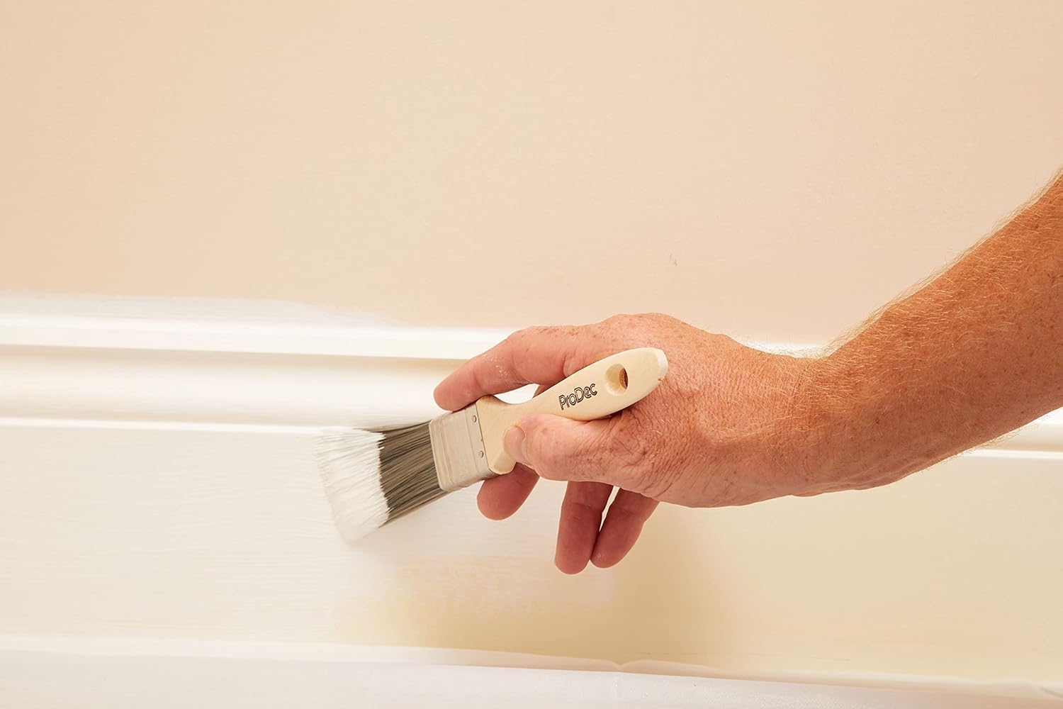 ProDec Decorator's Lot de 12 pinceaux de Peinture Comprenant des pinceaux à découper pour Une Finition Lisse avec émulsion, Brillants, peintures satinées sur Murs, plafonds, Bois, métal – 2 x 1, 5 x