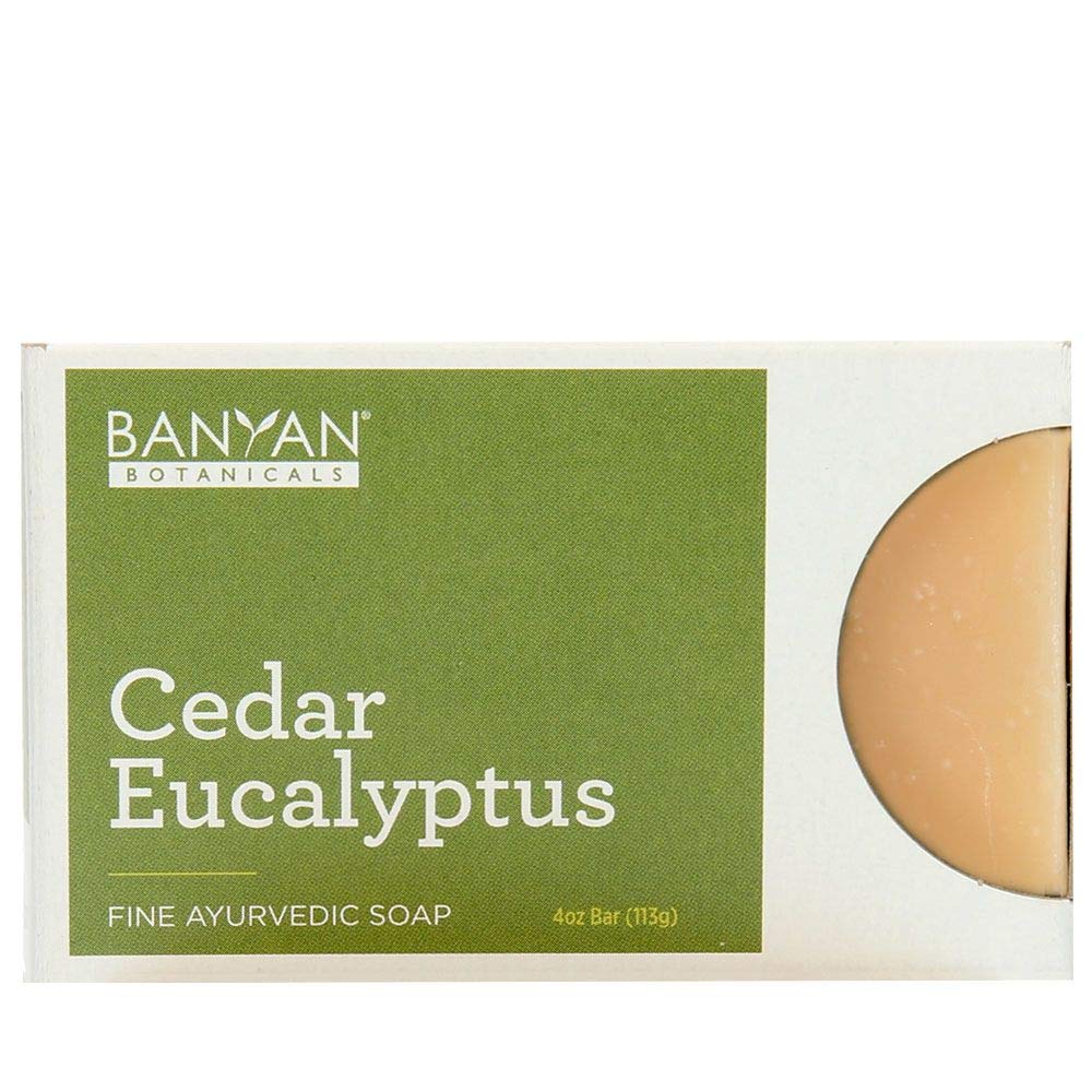 Banyan Botanicals Organic Cedar Eucalyptus Soap With