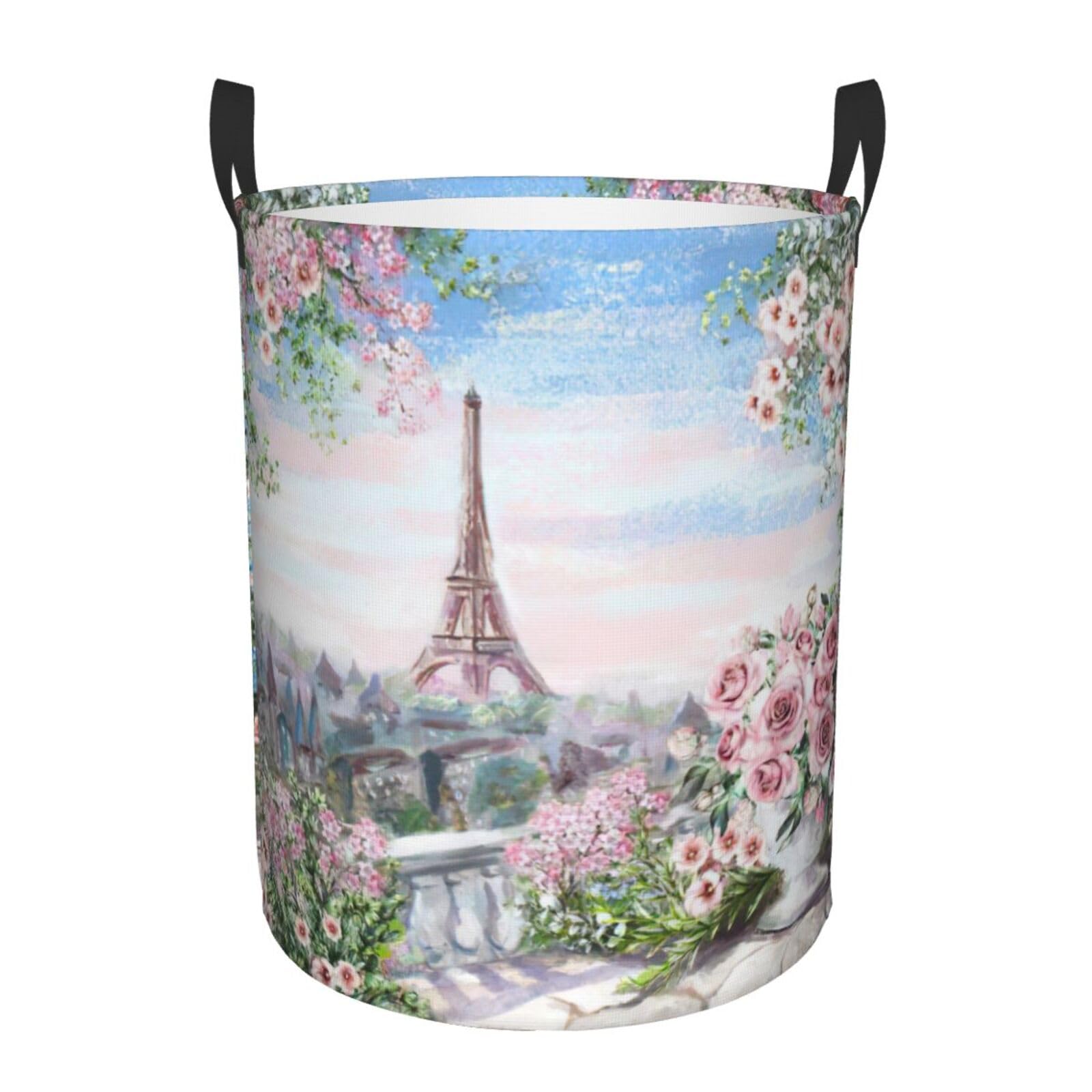 Panier à linge Paris haut pour le rangement de couvertures et bac à linge de chambre