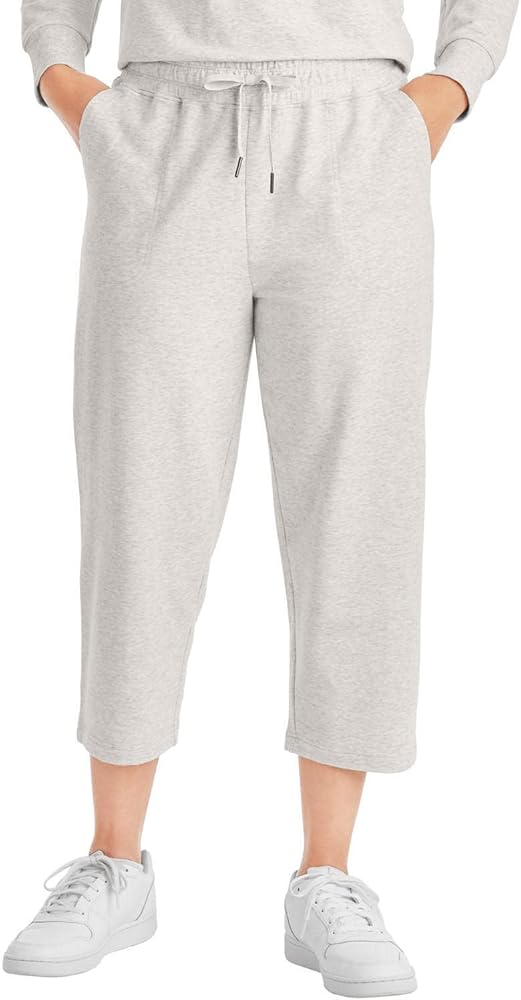 Amazon.com: Member's Mark Women's French Terry Capri, Platinum