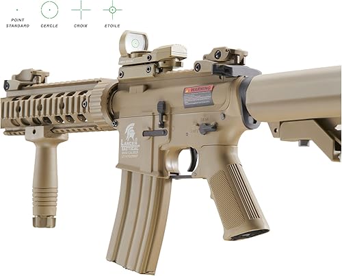 Miniatura 4 de Lancer Tactical Gen 2 M4 Carbine LT-19 Airsoft Rifle with Red Dot & Grip High FPS Package Combo - Includes 9.6v Nimh Battery, Charger, and 1000
