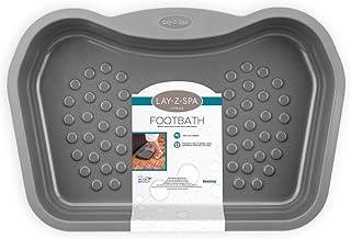 Lay-Z-Spa BWA0011 Plateau de Bain de Pieds antidérapant pour Jacuzzi et Piscine Gris 54,2 x 36 x 9 cm