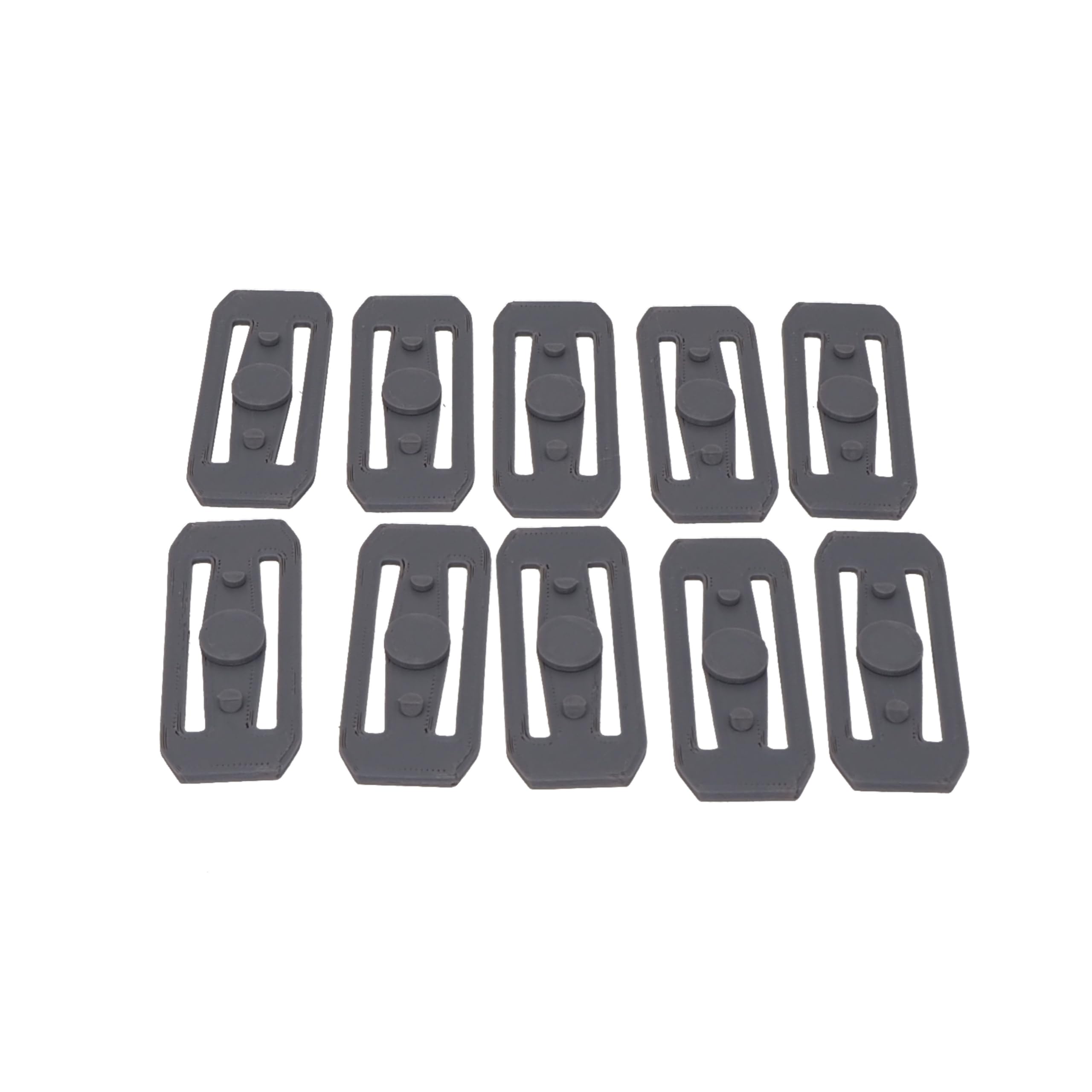 10x Grey Race track Connectors Compatible with Hotwheels Track | Straight Track Race Track Connectors Replacements