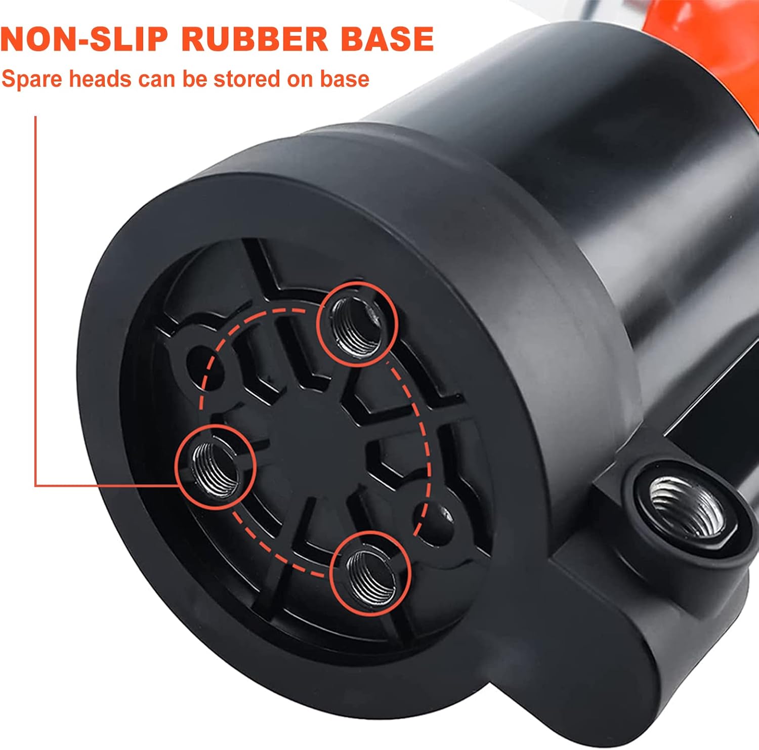 KUNTEC Air Rivet Tool Professional Heavy Duty Pneumatic Hydraulic Rivet Tool with 1/4" 3/16" 5/32" 1/8" Nose Pieces