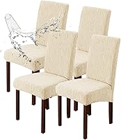 Vista 40 de Genina Fundas impermeables para sillas Parsons de comedor, fundas elásticas para sillas Parsons para comedor, cocina, funda protectora para silla