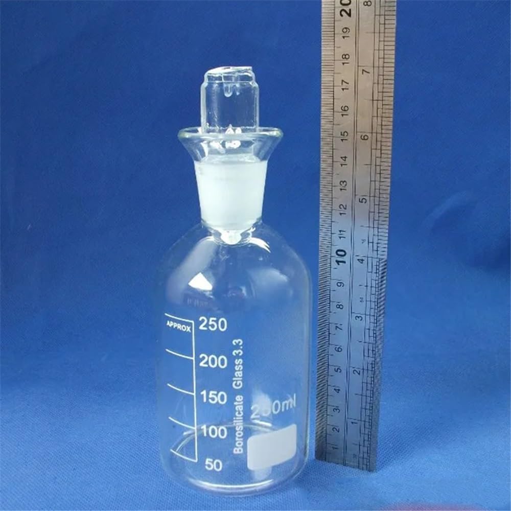Sprzęt i materiały laboratoryjne Zestaw 4 butelek rozpuszczonych szkła 250 ml do użytku laboratoryjnego