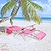 Ostrich 3 in 1 Beach Chair with Side Tray, Pink