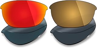 2 Pair Polarized Replacement Lenses for Oakley Half Jacket 2.0 Sunglass - Options