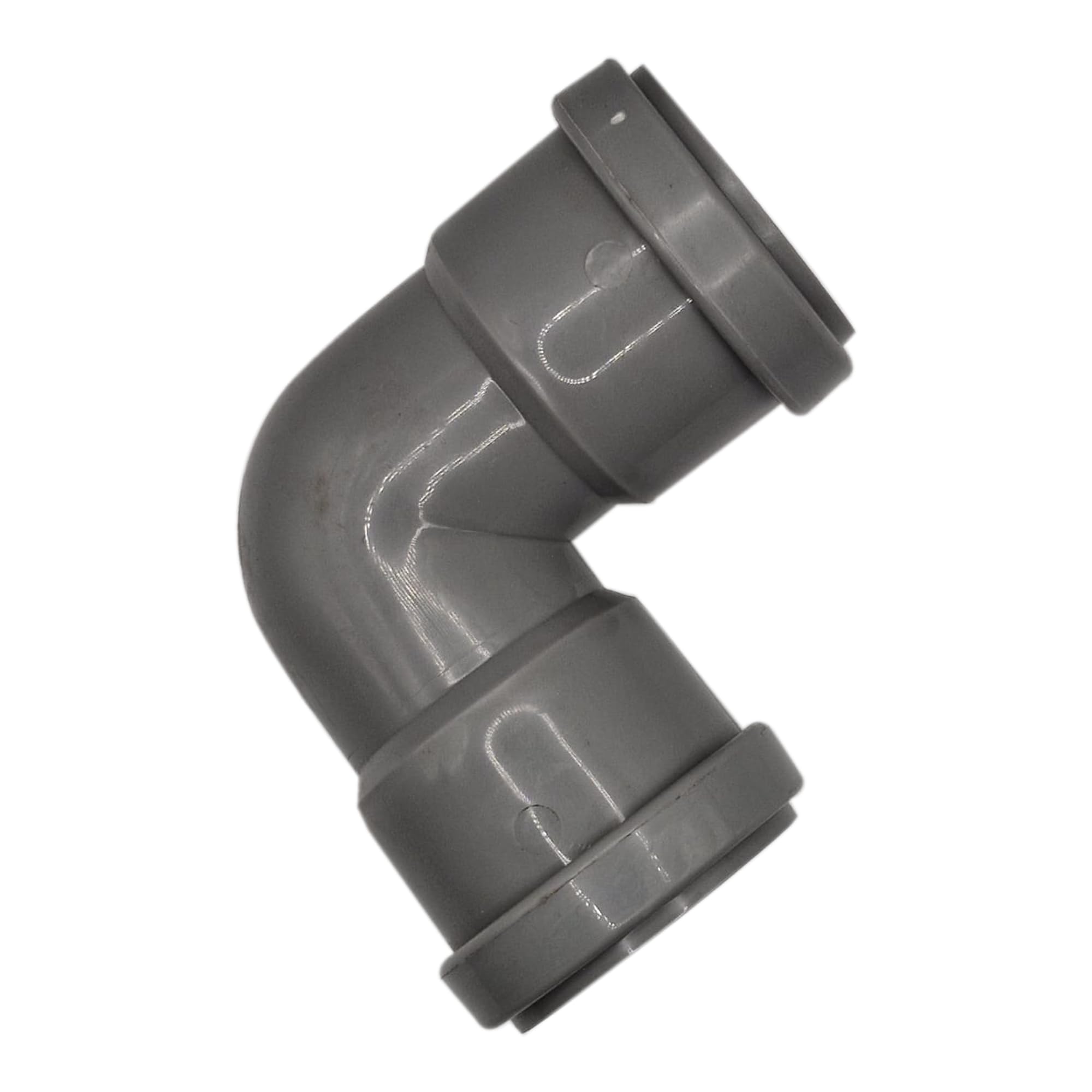 Shmox Grey 40Mm Pushfit Waste Knuckle Bend- Waste Pipe And Fittings