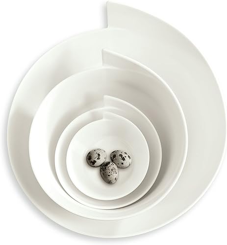 Miniatura 6 de Villeroy & Boch New Wave - Tazón redondo pequeño de arroz de porcelana, 15.5 onzas, color blanco (paquete de 2)