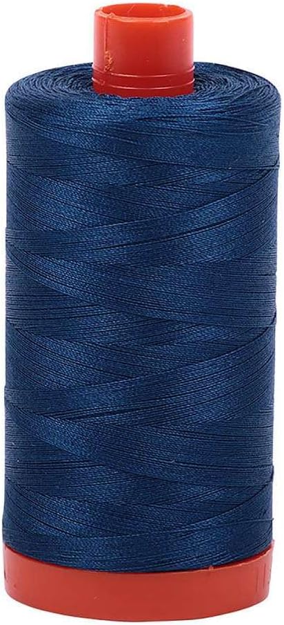 Aurifil 50wt Cotton Mako Thread, 1300m, 270 Colors