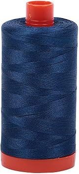 Aurifil 50wt Cotton Mako Thread, 1300m, 270 Colors