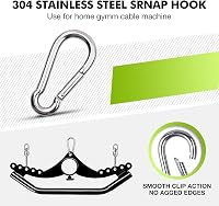 SevnElk Evezős Fogantyú LAT Pull-Down Kábel Húzó Fitness Torony Tricepsz Hátizom Edzés - H1, length: 15 cm 4