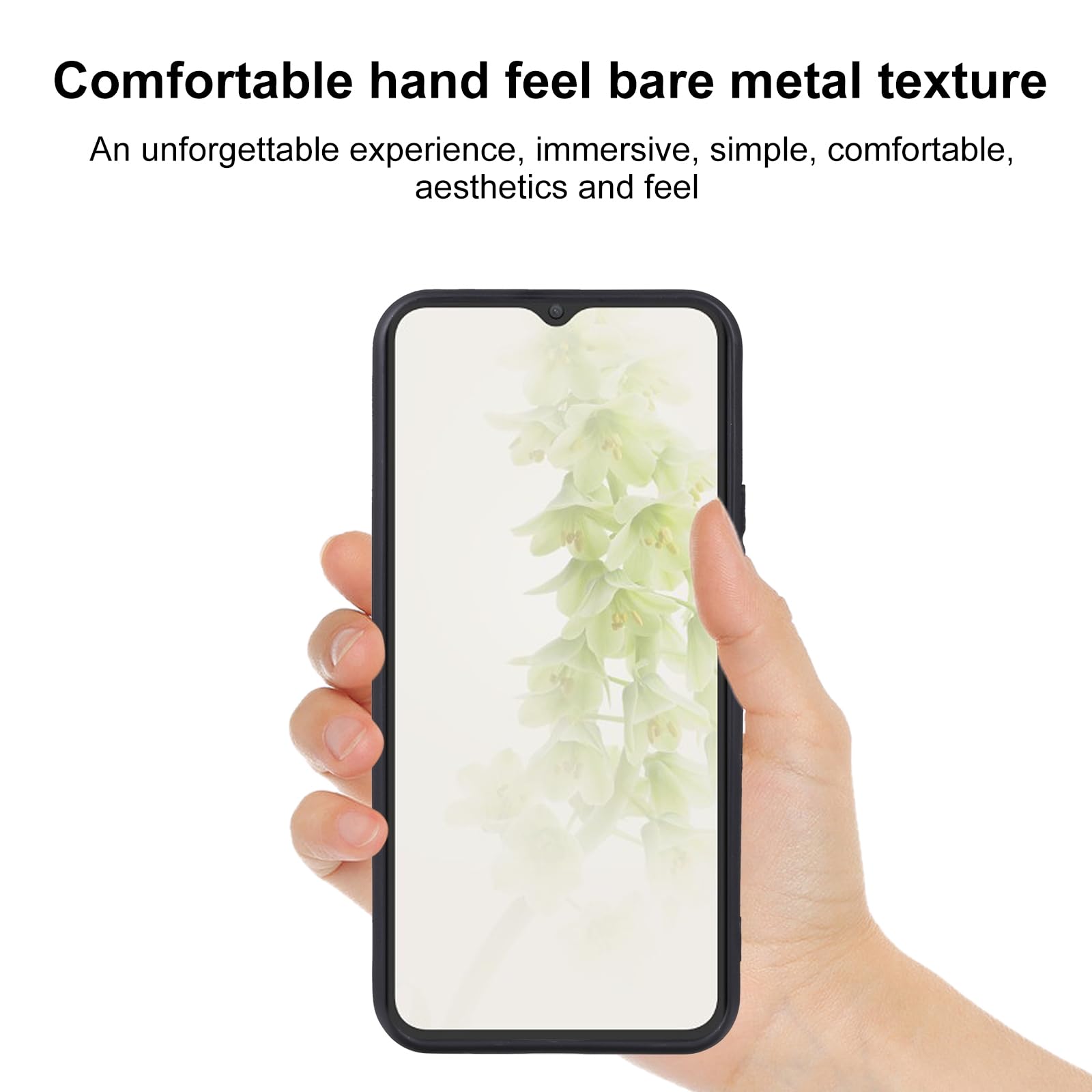 Compatibile con TCL 205 / 4187D schermo display 6.22 Custodia COVER case soft GEL SILICONE protezione flessibile SLIM matte MORBIDA TPU (nero