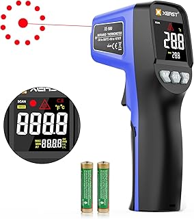 Infrared Thermometer Cooking Digital Temperature Gun -58℉-1076℉ Non-Contact Laser Thermometer for Cooking/Pizza/Oven/Refrigerator (Not for Human)