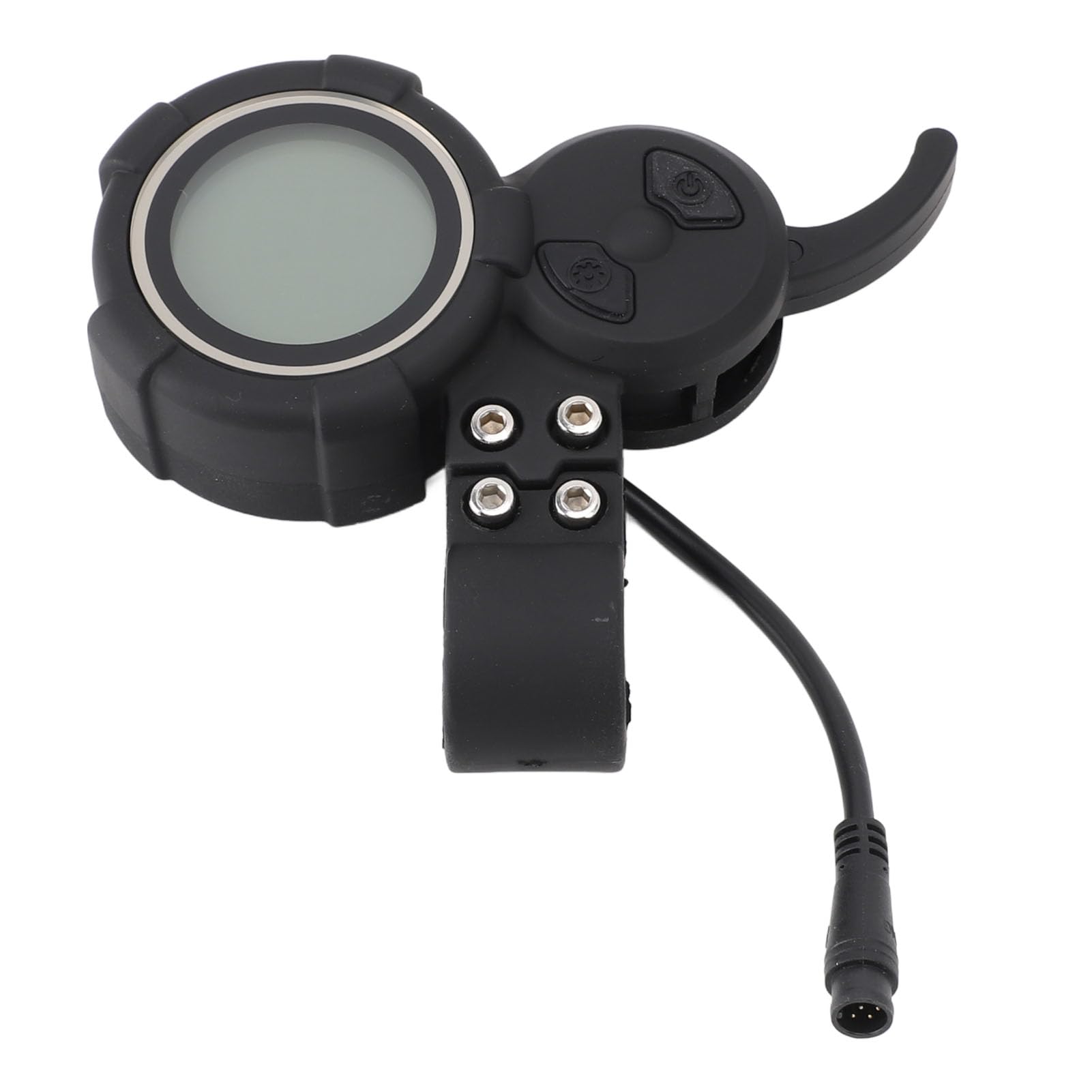 Compteur D'affichage LCD de Vélo électrique pour Scooter de 10 Pouces, Panneau de Commande D'affichage LCD de Vélo électrique 36 à 72 V avec Prise à 6 Broches, Kit de Conversion