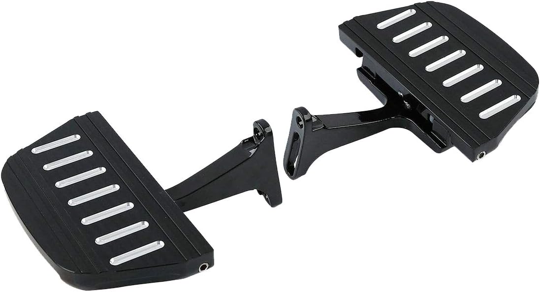 Green-L Universal Motorcycle 1 1/4" Footpeg Pedal with Mount Clamp Fit for Honda Harley Touring Sportster Softail Dyna 32mm Crash Bar