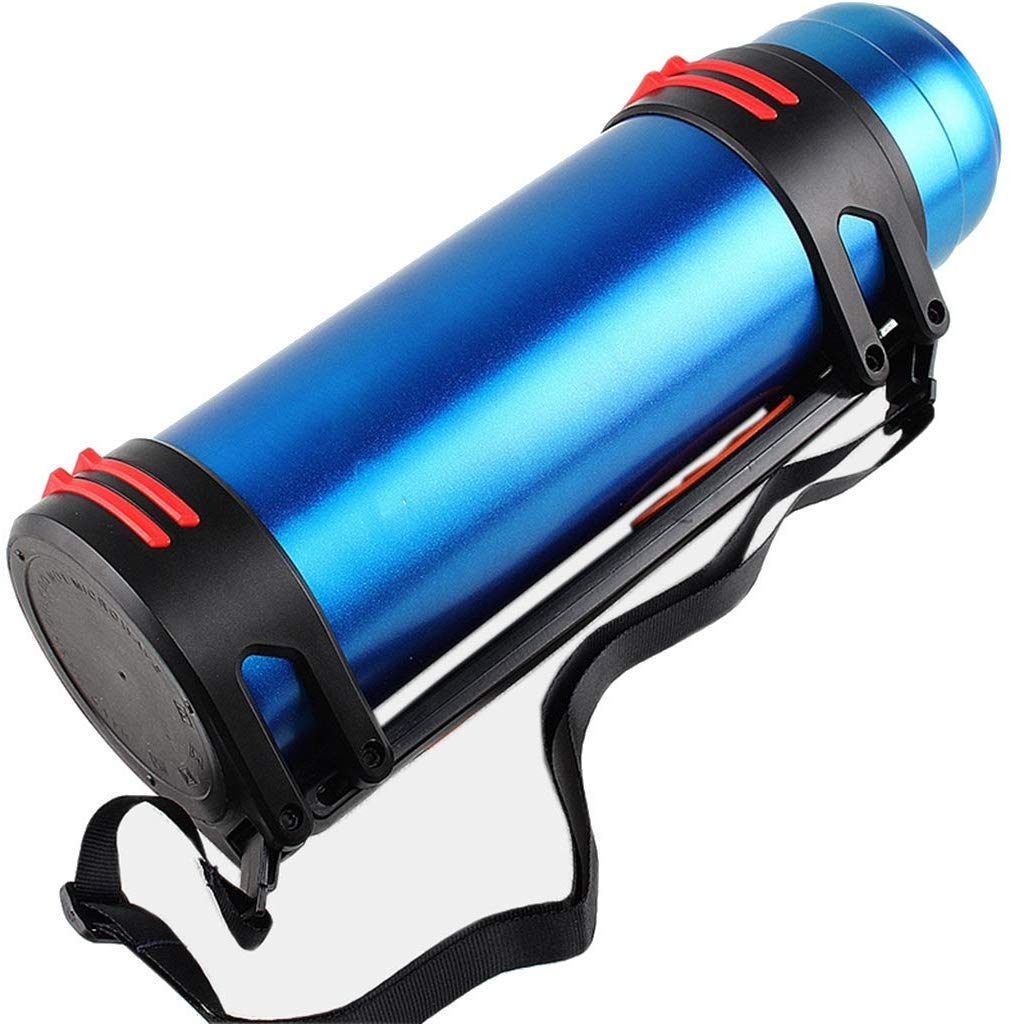 BWP High Capacity Outdoor Portable Water Bottle Travel Car Large Capacity Insulation Pot 1200Ml Large-Capacity:2L,Color:Red,Blue,2.5L
