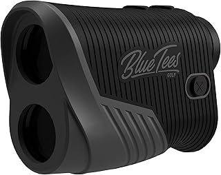 Blue Tees Golf - Series 2 Pro+ Laser Rangefinder with Slope Switch - 800 Yards Range, Slope Measurement, Flag Lock with Pulse Vibration, 6X Magnification - Black
