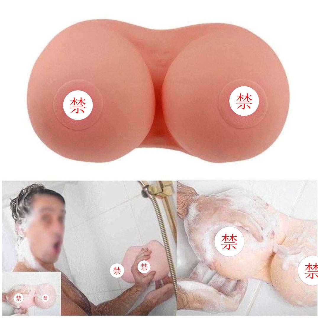 Creative Sexy Simulation Breast Shaped Shower Soap Shampoo Gel Dispenser Bathroom Accessory Chest Pump Dispenser For Liquid Soap