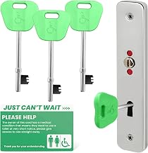 Llaves de inodoro para discapacitados, compatibles con llave de radar para inodoros discapacitados, llave para inodoros de discapacitados, acceso universal para inodoros públicos con discapacidad del