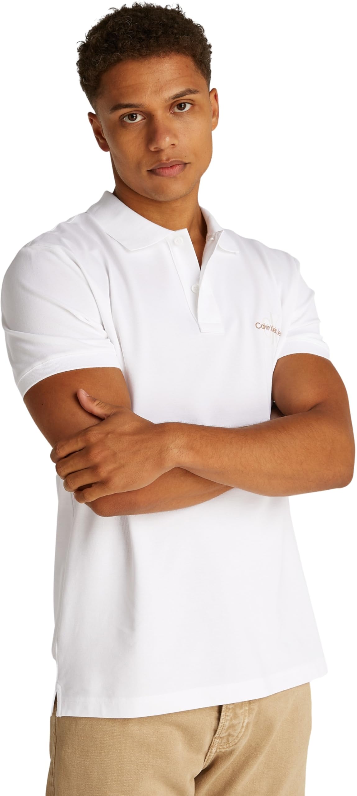 Men’s Monologo Regular Fit Short Sleeve Polo Shirt