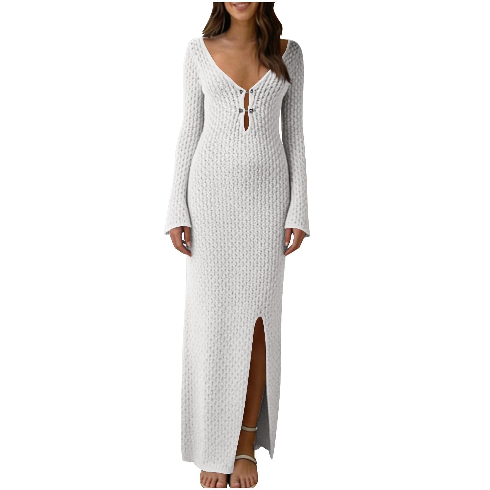 Women Swimsuit Crochet Cover ups Bathing Suit Swimwear 2026 Summer Bodycon Beach Dress Sun Protection Vacation Clothes