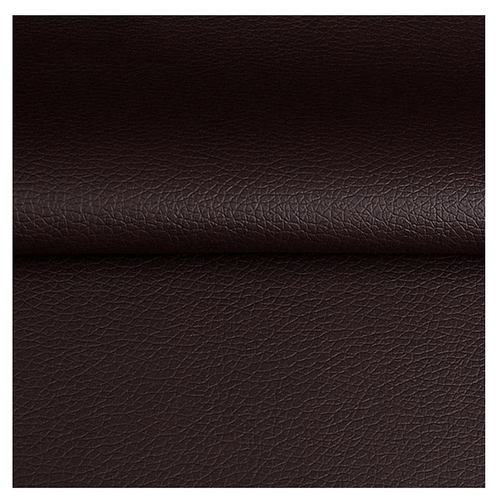 Cuir synthétique texturé marron pour rénover vos canapés et chaises - 8