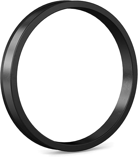 Miniatura 6 de Anillos espaciadores centrales de 64.1 mm de DI a 73.1 mm de DE, anillos espaciadores de plástico de policarbonato negro, solo compatible con Honda