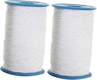 COHEALI 2 Pçs Joias Pulseiras Kit De Tecelagem Fio De Costura Preto Fio De Algodão Colar De Costura Artesanato Corda Máquina De Bordar Linha Roupas Linha De Costura Linha De Costura Traje