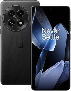 OnePlus 13 5G Smartphone, SIM-Free, with 12 GB RAM, 256 GB Storage, 50 MP Triple Camera with OIS, Black Ellipse