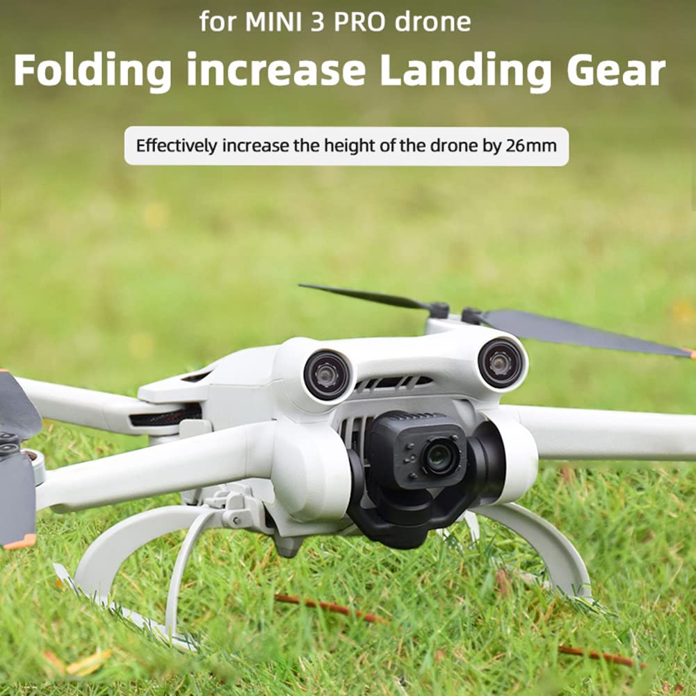 Faltbares Landegestell Für DJI Mini 3 Pro – Verlängerte Landebeine, Erhöht Drohne Um 26 Mm