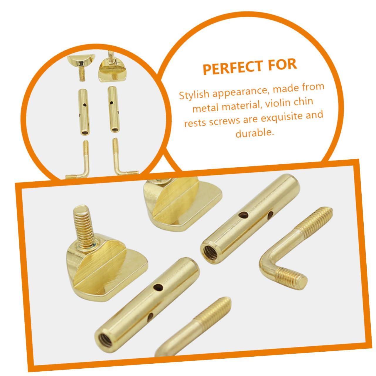 Ammoon 4/4 Violino Mentoniera Mentoniera Accessorio Per Violino - Foto 2