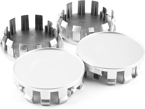 Miniatura 9 de Rheedal 4 tapas centrales de rueda de 2.72 pulgadas para llantas de BMW Series 1 3 5 6 7 X Z, plateadas, 2.72 pulgadas, interior de 2.52 pulgadas